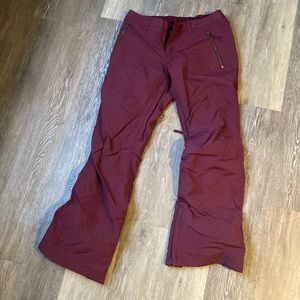 Button snow pants